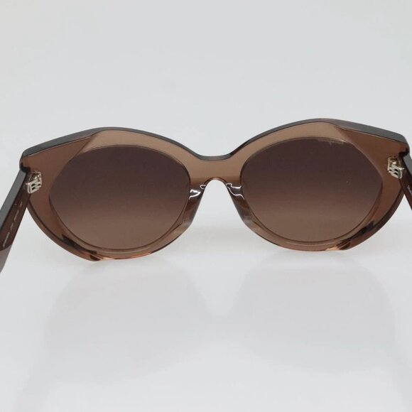 Salvatore Ferragamo Gancini Sunglasses plastic Brown Auth - Picture 9 of 15